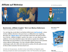 Tablet Screenshot of affiliate-auf-weltreise.de